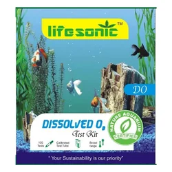Lifesonic Dissolved Oxygen Aquarium Water Test Kit | 100 Tests per Kit | 3 Years Shelf Life